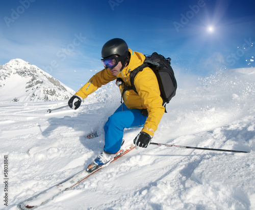 Photo: Skifahrer Skifahrer