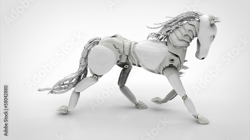 Illustration: Cybhorse Blanc Cybhorse Blanc