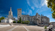 Great panoramic view of Palais des Papes and Notre dame des doms Great panoramic view of Palais des Papes and Notre dame des doms