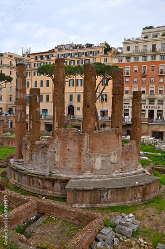 Photo: Roman Temples in Largo di Torre Argentina in Rome Roman Temples in Largo di Torre Argentina in Rome