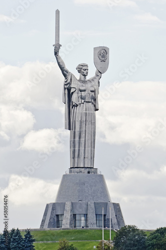 Photo: Monument 'Motherland' in Kiev Monument 'Motherland' in Kiev