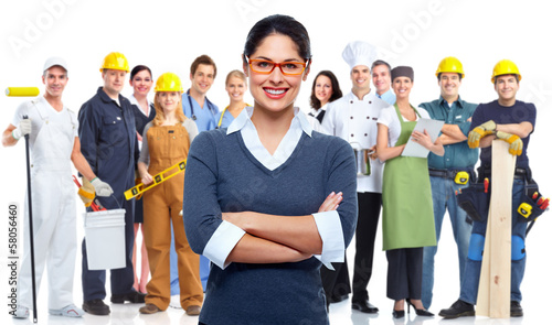 Photo: Business team. Business team.