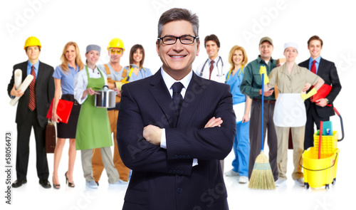 Photo: Business team. Business team.