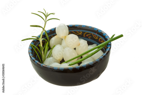 Photo: Small marinated onion Small marinated onion