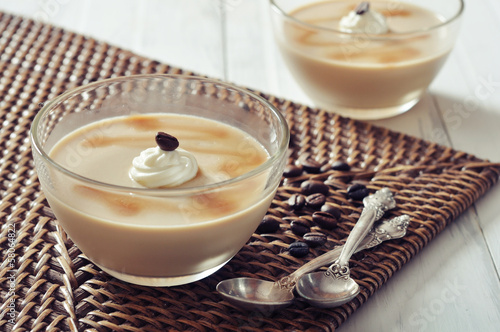 Photo: Dairy dessert with coffe flavor Dairy dessert with coffe flavor