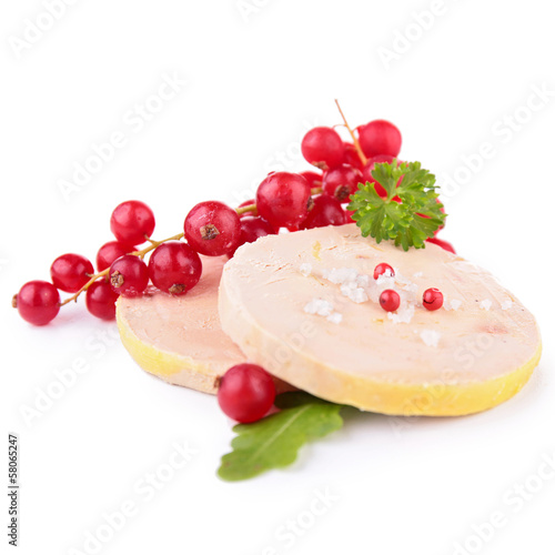Photo: foie gras isolated foie gras isolated