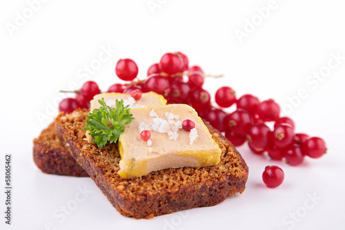 Photo: gingerbread with foie gras gingerbread with foie gras