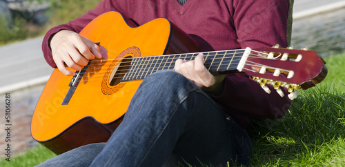 Photo: gitarre spielen gitarre spielen