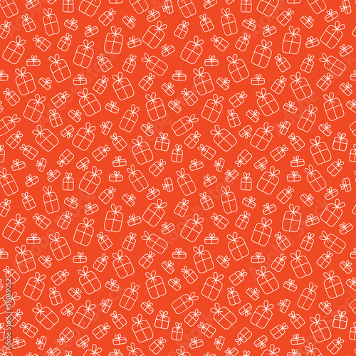 Vector: Gift boxes seamless pattern Gift boxes seamless pattern