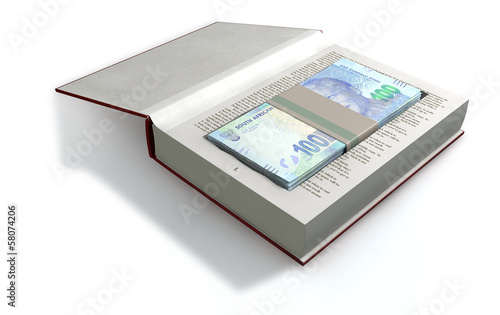 Illustration: Concealed Rand In A Book Front Concealed Rand In A Book Front