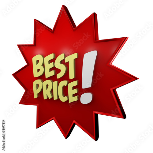 Illustration: Best Price Slogan Best Price Slogan