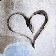 heart painted on a wall heart painted on a wall