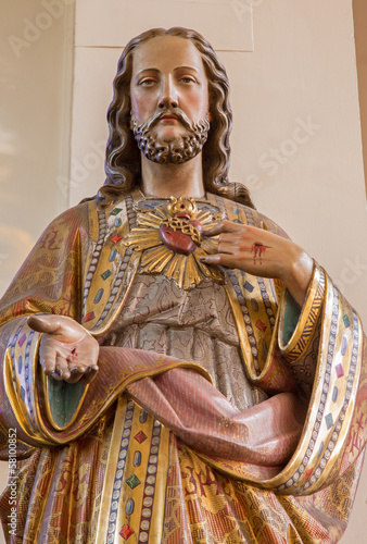 Photo: Antwerp - Heart of Jesus statue in Saint Willibrordus church Antwerp - Heart of Jesus statue in Saint Willibrordus church