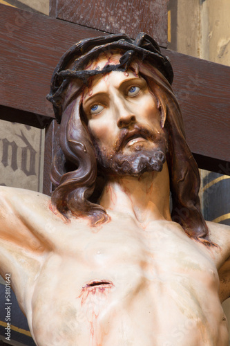 Photo: Antwerp - Jesus on the cross from Joriskerk Antwerp - Jesus on the cross from Joriskerk