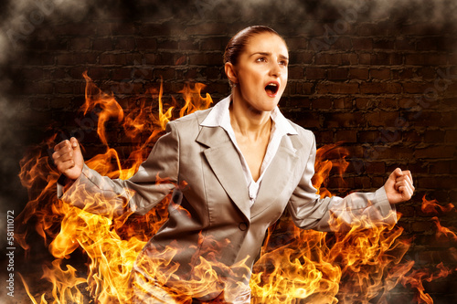 Photo: violent woman violent woman
