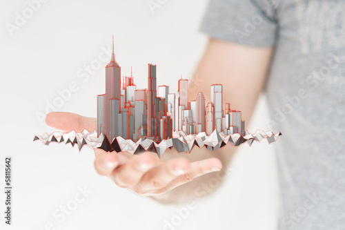 Photo: city hand city hand