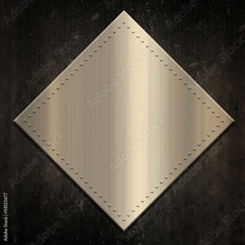 Illustration: Gold metallic background on grunge Gold metallic background on grunge