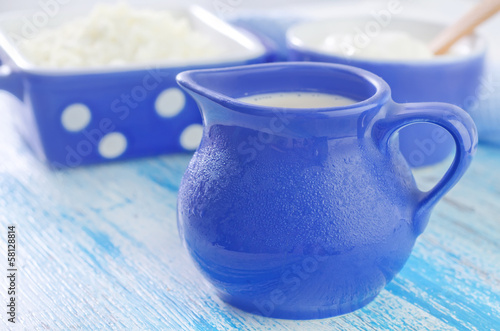 Photo: milk products milk products