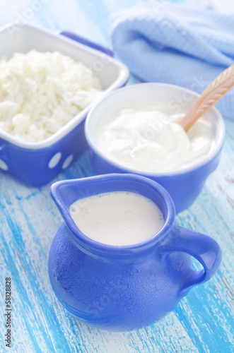 Photo: milk products milk products