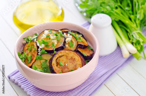 Photo: fried eggplant fried eggplant