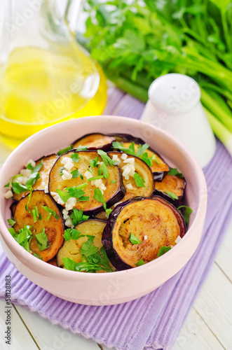 Photo: fried eggplant fried eggplant