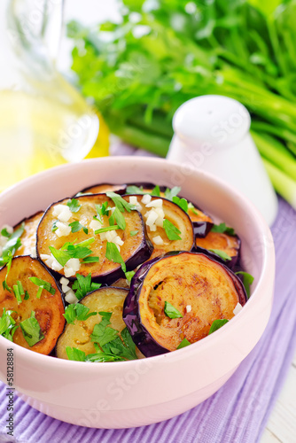 Photo: fried eggplant fried eggplant
