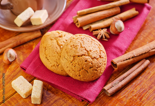 Photo: cookies with coffee cookies with coffee