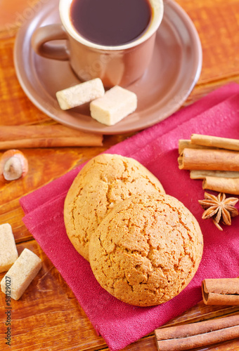 Photo: cookies with coffee cookies with coffee