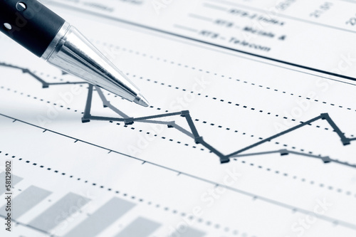 Photo: Financial graphs Financial graphs