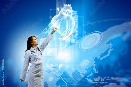 Photo: Woman cardiologist Woman cardiologist