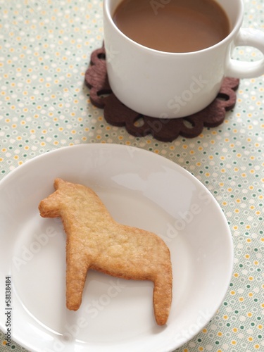 Photo: 馬の形のクッキー 馬の形のクッキー