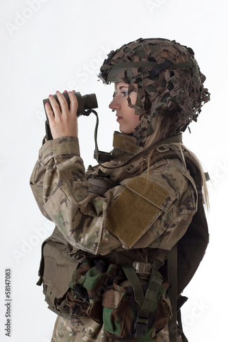 Photo: Army girl 5 Army girl 5