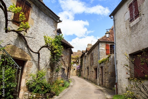 Photo: Loubressac village, France Loubressac village, France
