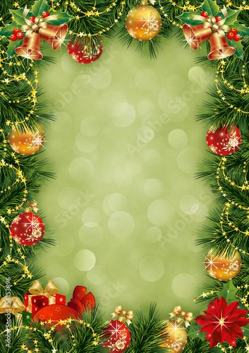 Illustration: Christmas background Christmas background