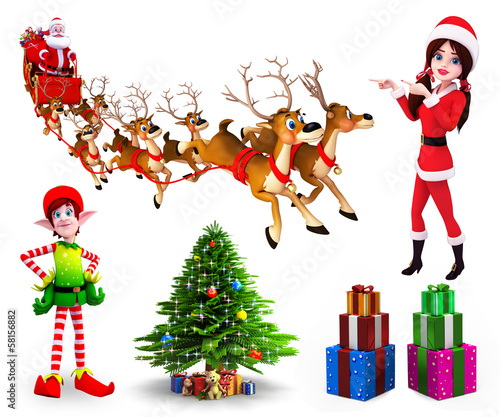 Illustration: Christmas Element Christmas Element