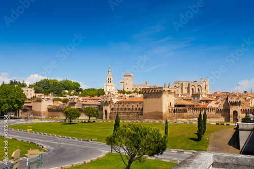 Photo: Avignon city walls Avignon city walls