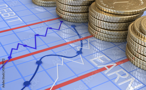 Illustration: Money background concept Money background concept