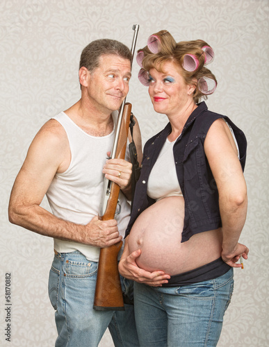 Photo: Adorable Eccentric Pregnant Couple Adorable Eccentric Pregnant Couple