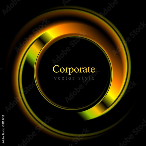 Vector: Colourful vector logo shape Colourful vector logo shape