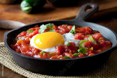 Photo: closeup of huevos rancheros closeup of huevos rancheros