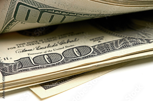 Photo: pack of dollars. pack of dollars.