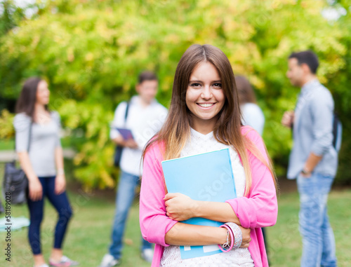 Photo: Smiling student portrait Smiling student portrait
