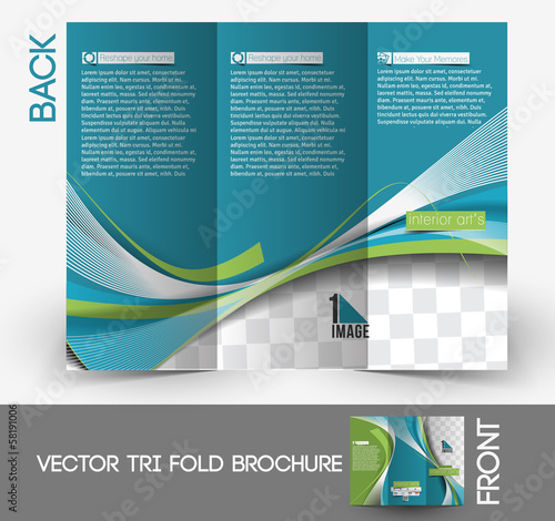 Vector: Architecture & Interior Designer Tri-Fold Brochure Design Architecture & Interior Designer Tri-Fold Brochure Design
