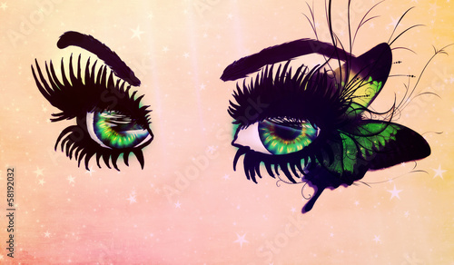 Illustration: Fantasy green eyes Fantasy green eyes