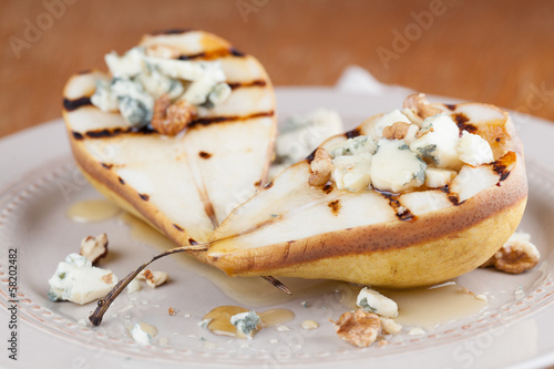 Photo: Grilled pear Grilled pear