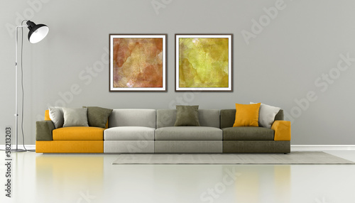 Illustration: Minimalist lounge Minimalist lounge