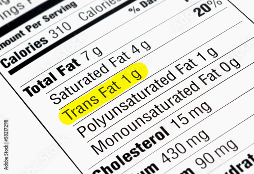 Photo: Trans Fat Trans Fat
