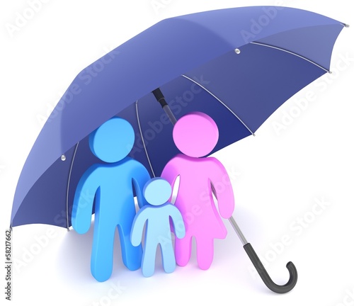 Illustration: familien schutz versicherung familien schutz versicherung