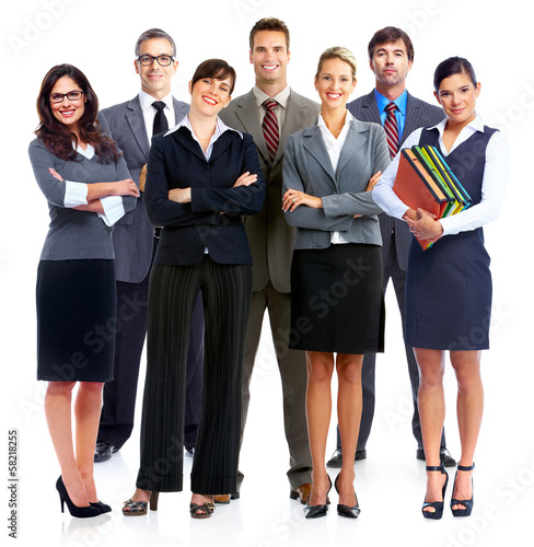 Photo: Business people group. Business people group.