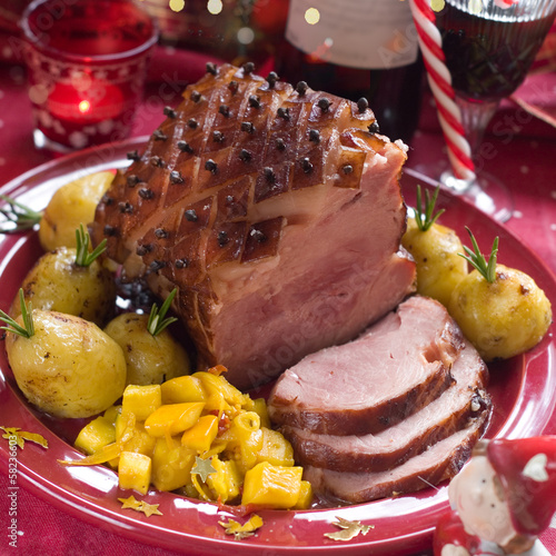 Photo: Christmas meat Christmas meat